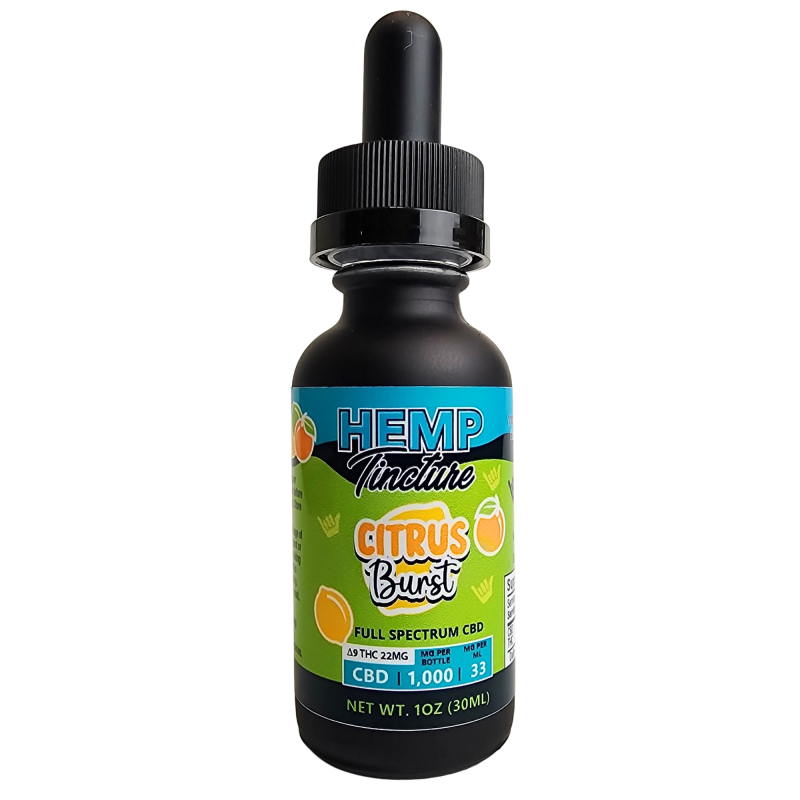 1000 mg Citrus Burst Chill CBD Tincture
